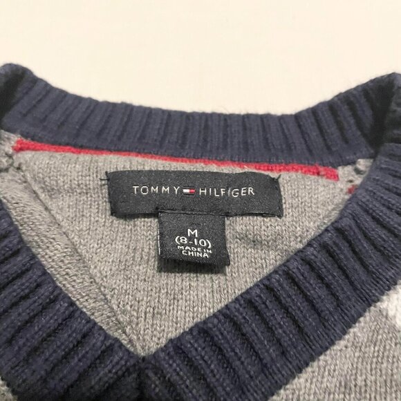 Tommy Hilfiger Knit Sweater Boys Size Medium 8-10 Pullover - Picture 5 of 16